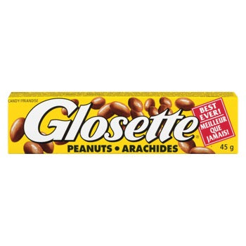 Glosette Chocolate Covered Peanuts 45g Box