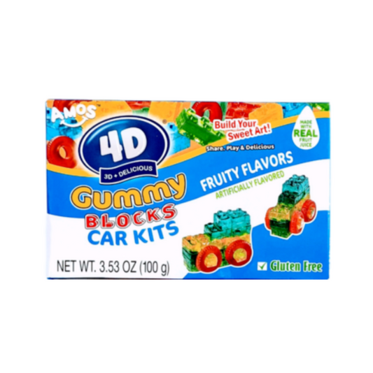 4D Gummy Block Car Kit Theatre Box (USA)