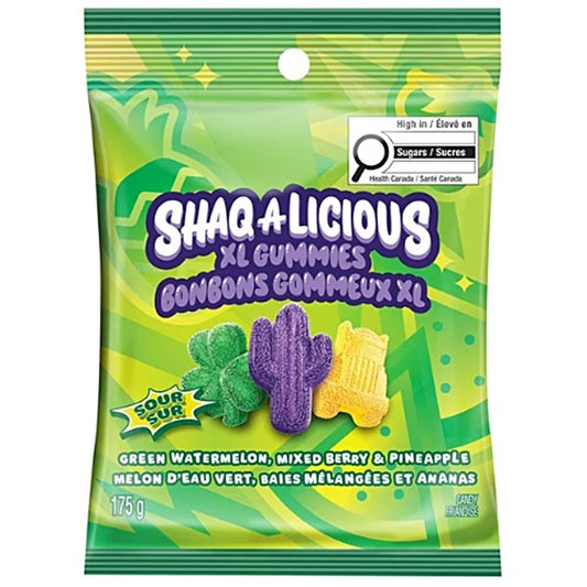 USA Shaq A Licious XL Gummies Sour 175g