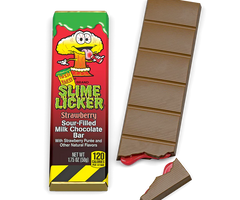 Toxic Waste Slime Licker Chocolate Bar Strawberry 50g (USA)