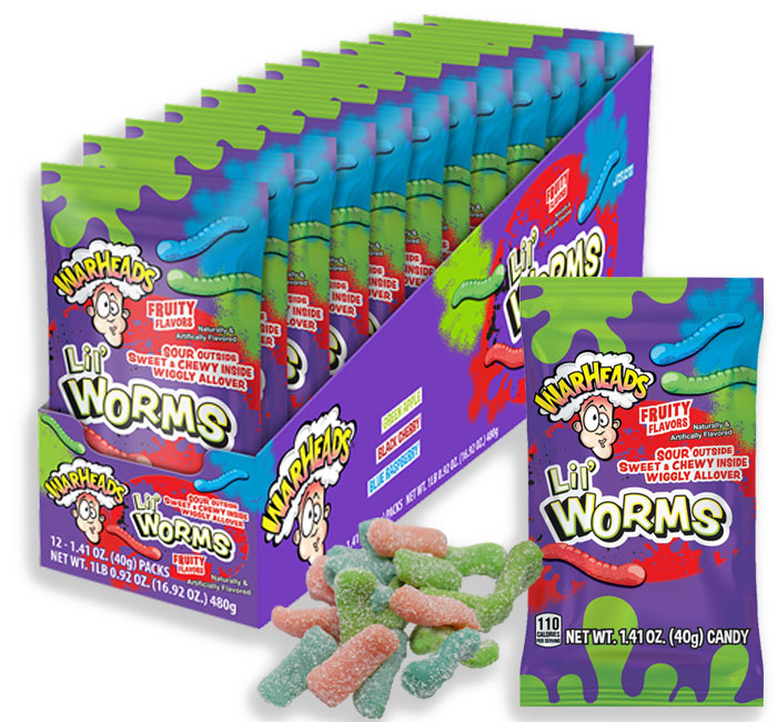 US Warheads Lil Worms 40g