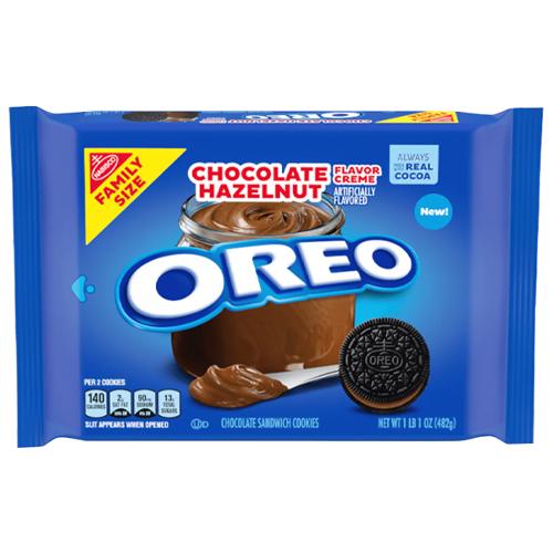 US Oreo Chocolate Hazelnut Flavour Family Size 482g