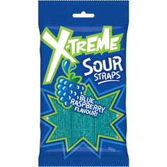 X-Treme Sour Strap Blue Raspberry 160g