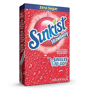 Sunkist Strawberry Zero Sugar Drinks Mix (USA)