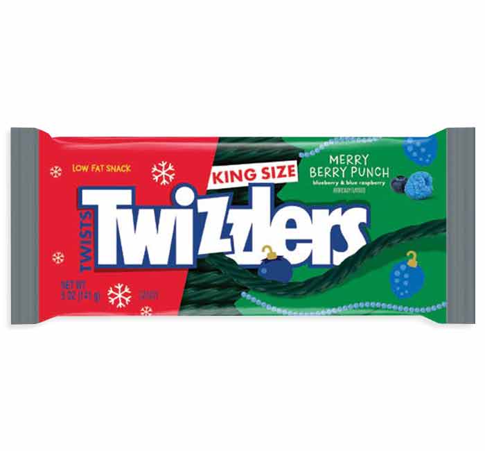 USA Twizzlers Merry Berry Punch Twists King Size Christmas Edition - 141g