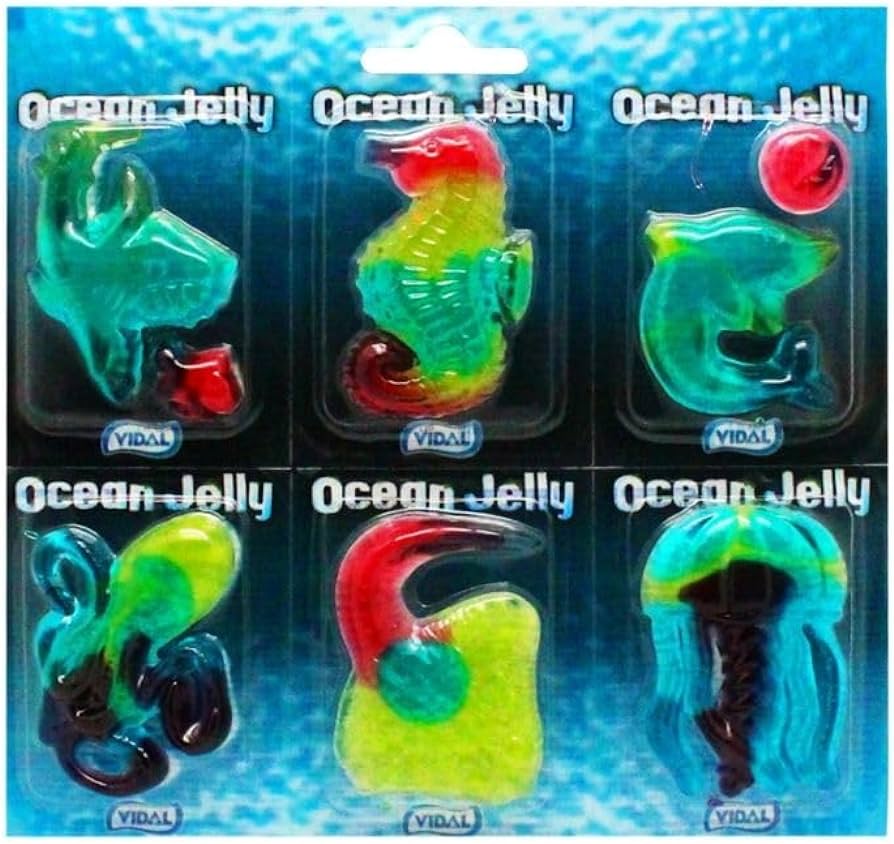 Vidal Ocean Jelly 11g X 6 Pack (UK)