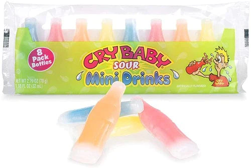 USA Cry Baby Sour Nik N Lip Wax Bottles 8 pack (2 X 4 Packs Sent)