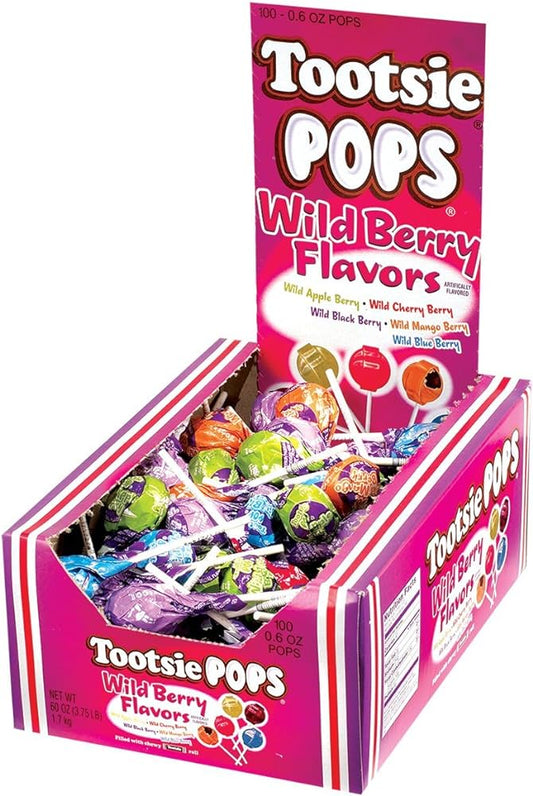 Tootsie Pops Wild Berry Lollipops 17g (Singles) (USA)