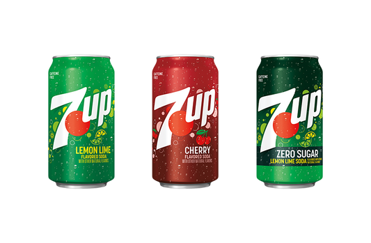 USA 7up Soda 355ml Collection