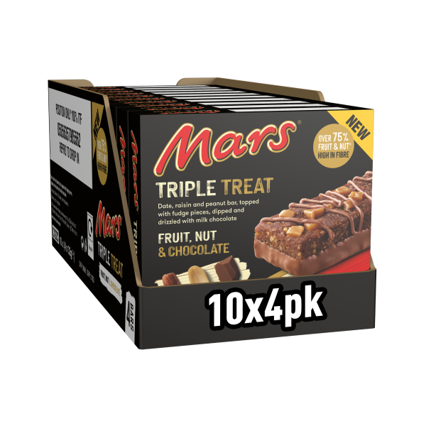 Mars Triple Treat Bar 4 Pack (UK)