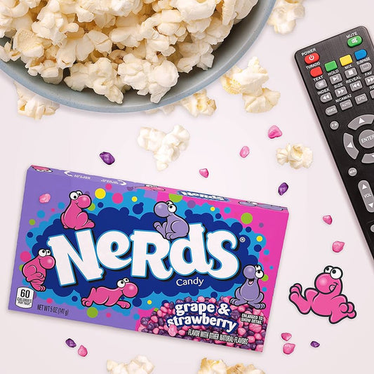 Nerds Strawberry & Grape Theatre Box