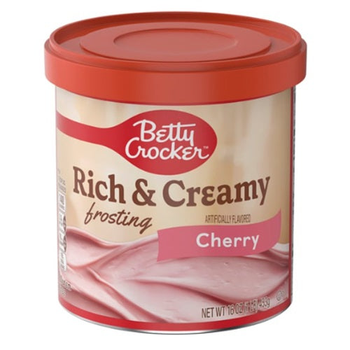 US Betty Crocker Rich & Creamy Cherry Frosting 453g