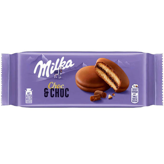 UK Milka Choc & Choc Biscuits 150g