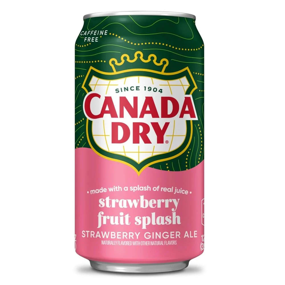 Canada Dry Strawberry Fruit Splash 355ml