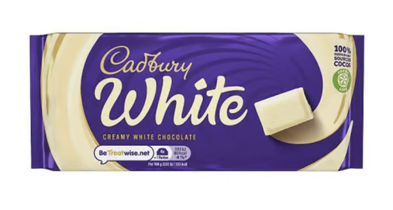UK Cadbury Creamy White Chocolate 120g