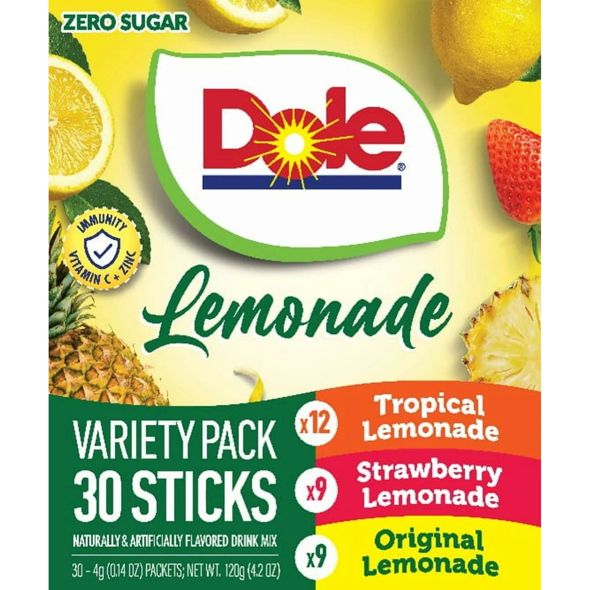 USA Watertok Dole Lemonade Drinks Mix Sugar Free