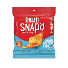 Cheez-IT Snap'd Double Cheese & Cheddar Sour Cream & Onion 21g Twin Pack (USA)
