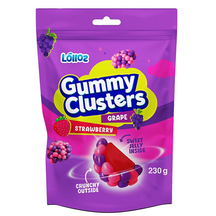 *NEW* Lolloz Gummy Cluster Collection All Variety 140g - 230g