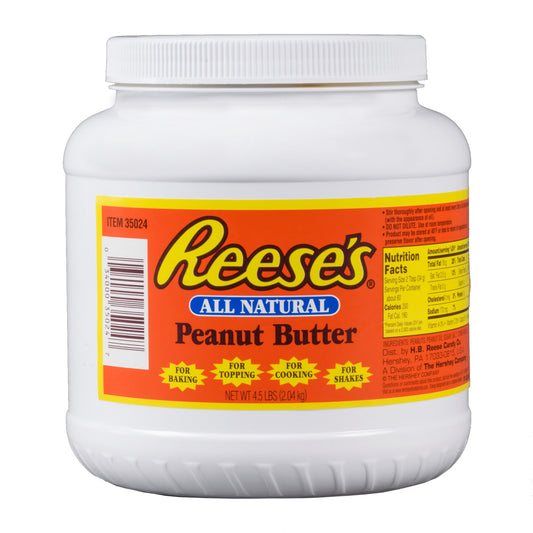Reese's All Natural Peanut Butter Jar 2.04Kilo