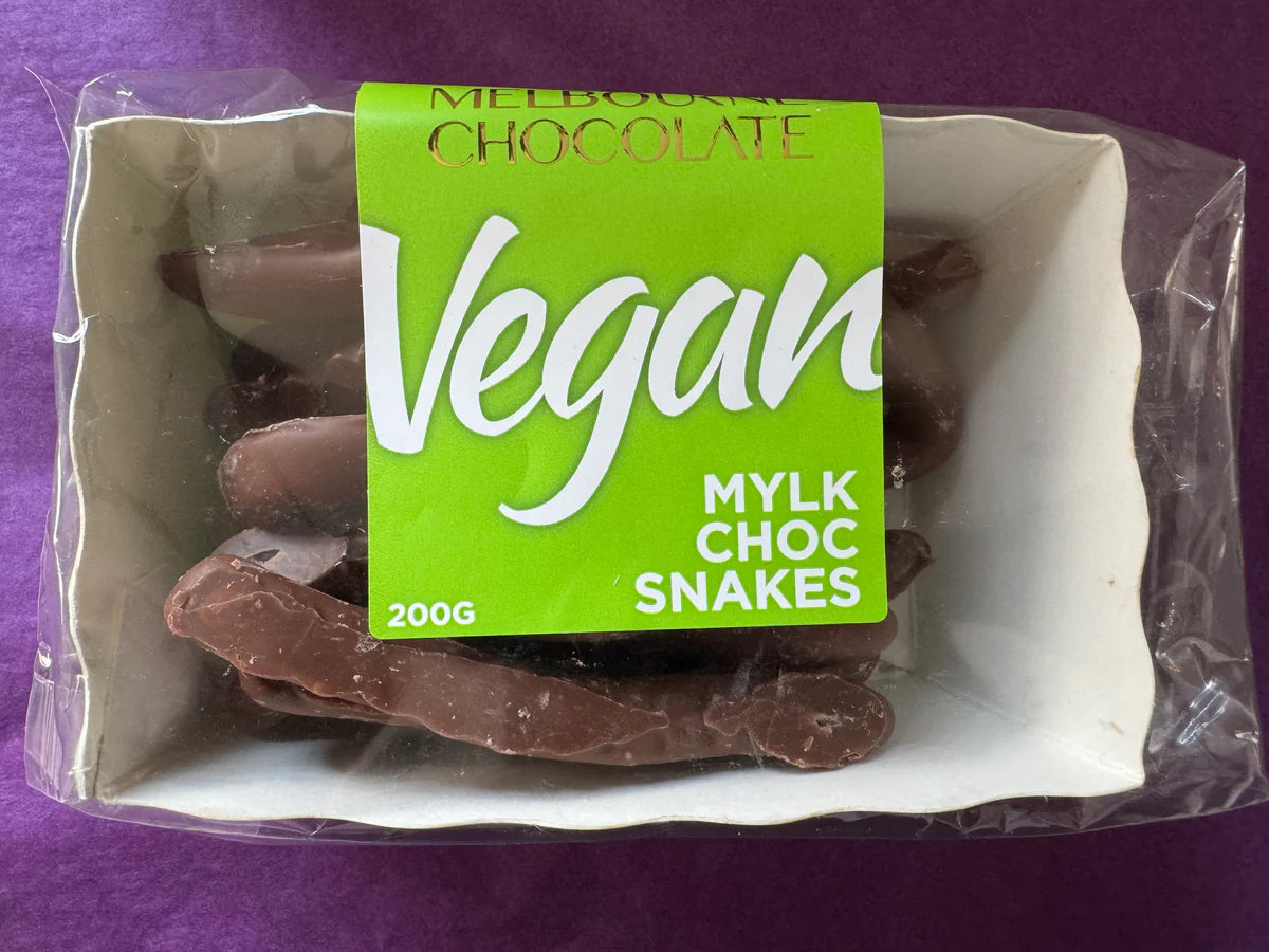 Vegan Mylk Chocolate Jelly Snakes 200g