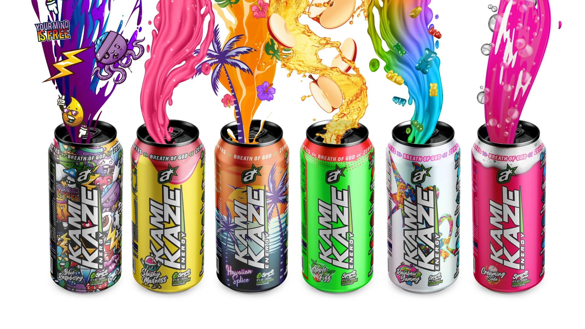 Kamikaze Energy Drink Pick One or Many