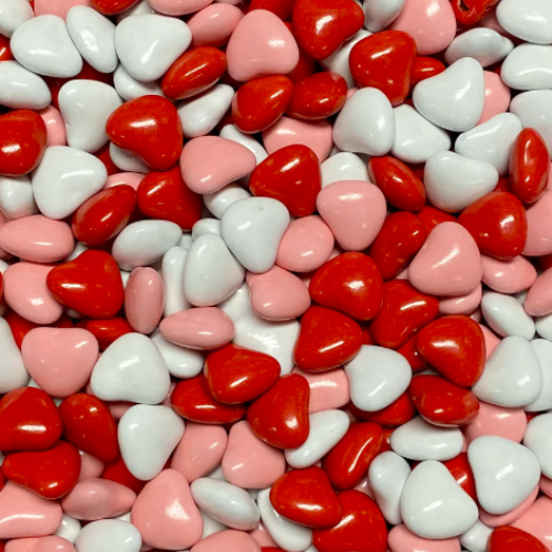 Lolliland Pink & White Chocolate Hearts 150g