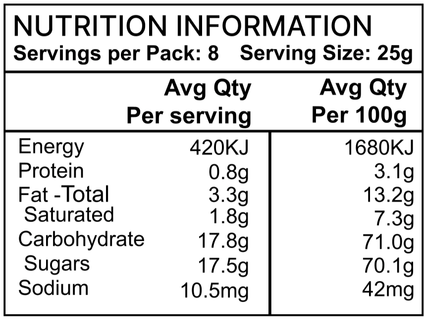 Premium Milk Chocolate Ginger 200g