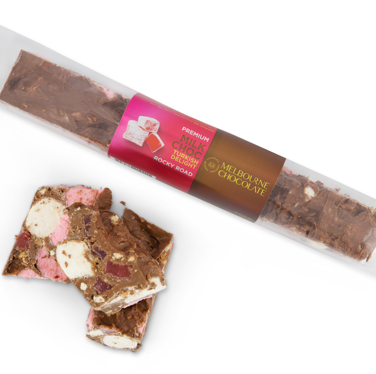 Turkish Delight Rocky Road 200g