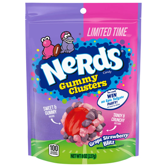 Nerds Gummy Clusters Grape Strawberry Blitz 227g (Limited Edition)