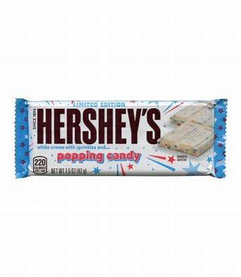 Limited Edition Hershey's White Chocolate with Sprinkles & Popping Candy