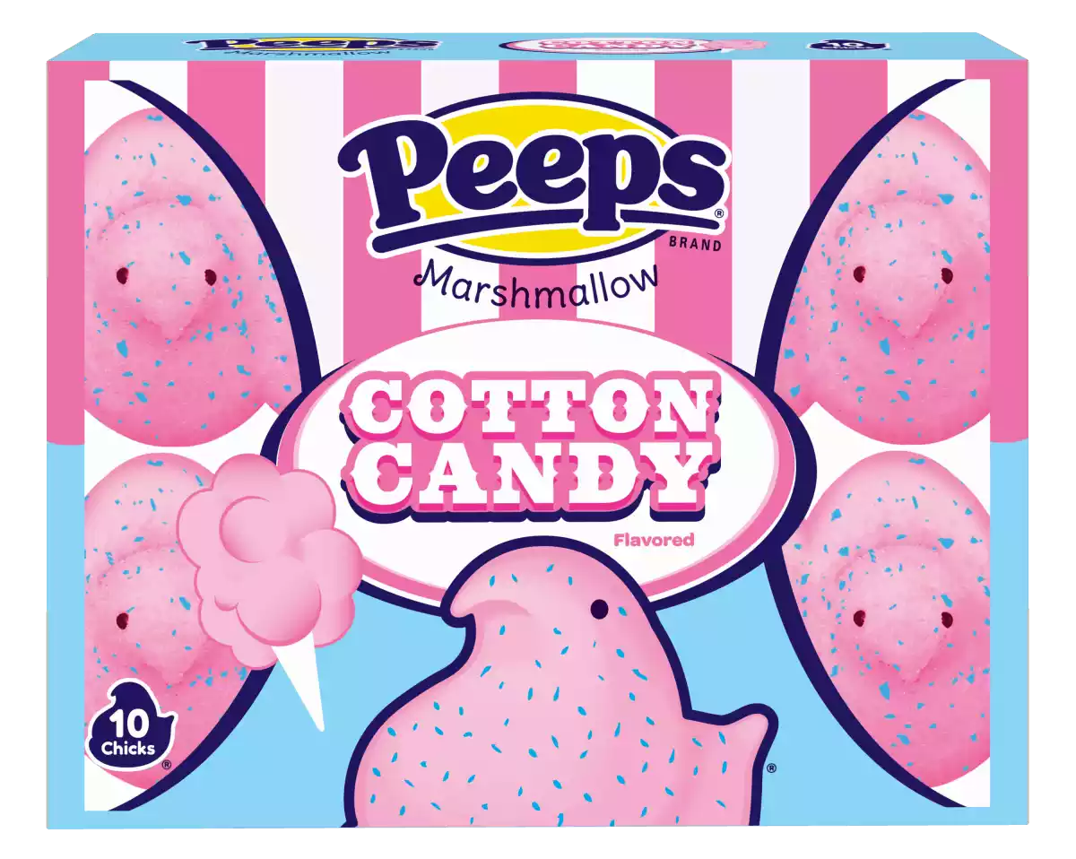 Peeps Marshmallow Cotton Candy 10 Pack (USA)