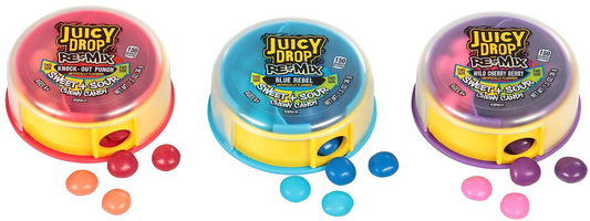 Juicy Drop Remix Sweet & Sour Chewy Candy PAST BEST BEFORE DATE