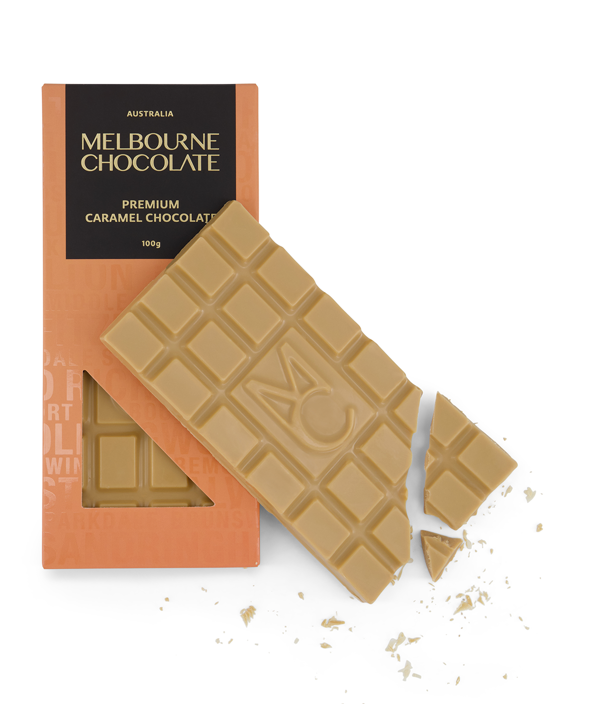 Premium Chocolate Salted Caramel Block 100g