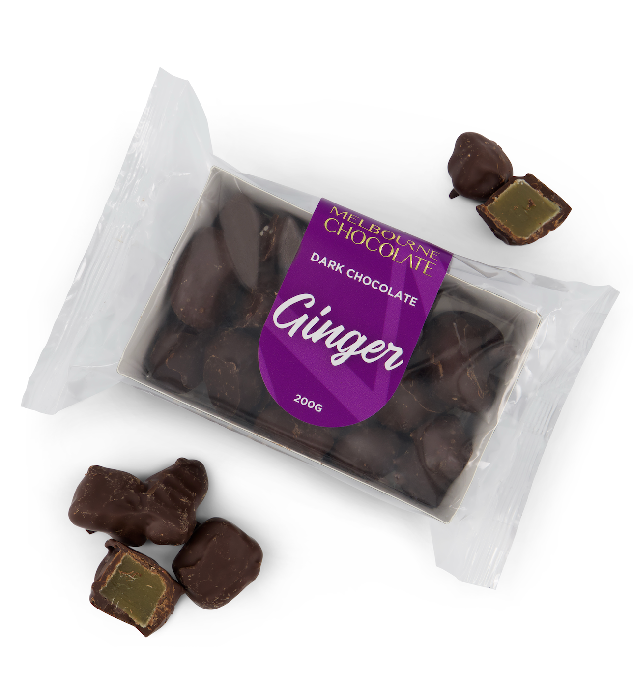 Premium Dark Chocolate Dark Ginger 200g