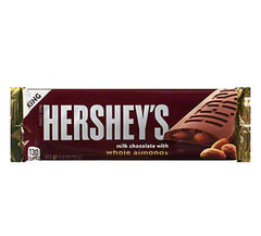 USA HERSHEY'S MILK CHOCOLATE WITH WHOLE ALMONDS KING SIZE BB July 2025