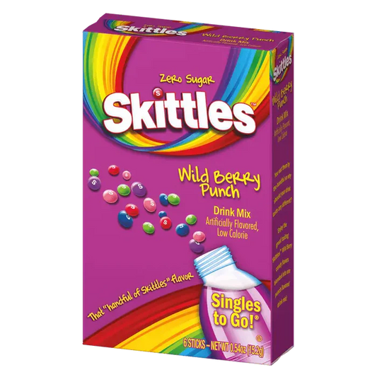 Skittles Wild Berry Punch Zero Sugar Drinks Mix (USA)