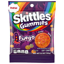 US Skittles Gummies Fuego 164g