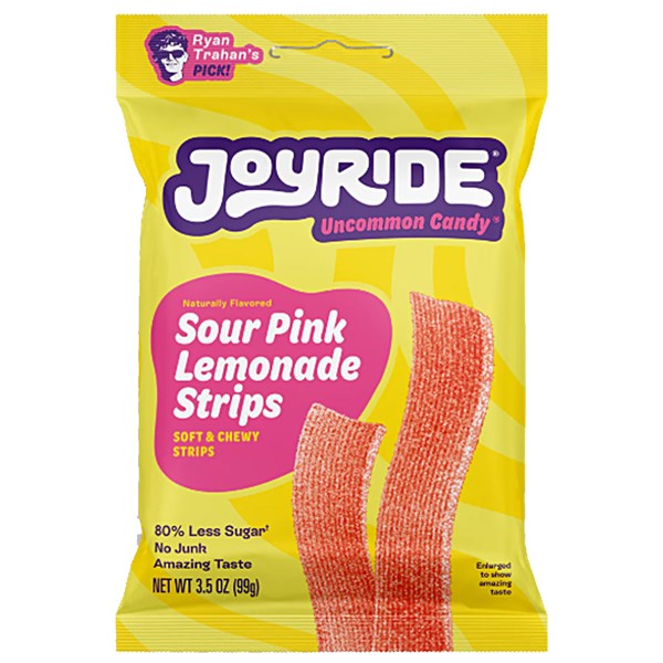 JOYRIDE SOUR LEMONADE STRIPS PEG BAG 99G