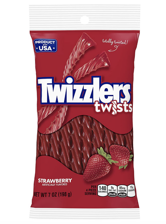 Twizzlers Twists Strawberry 198g (USA)