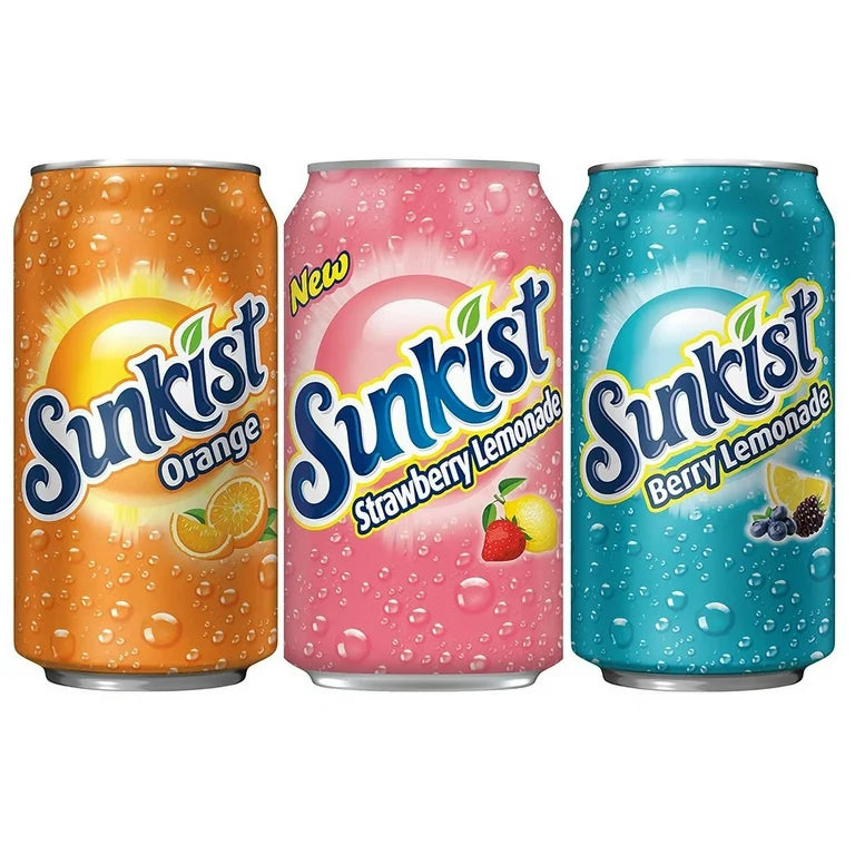 USA Sunkist Soda 355ml Collection