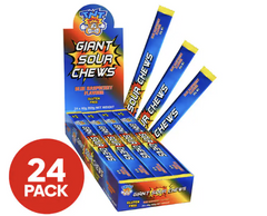 TnT Giant Sour Chews Blue Raspberry