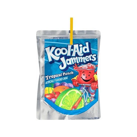 USA Kool-Aid Jammers 177ml Pouch With Straw
