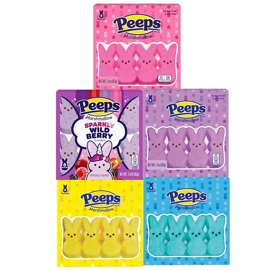 Peeps 8 Pack Bunnies Collection 85g