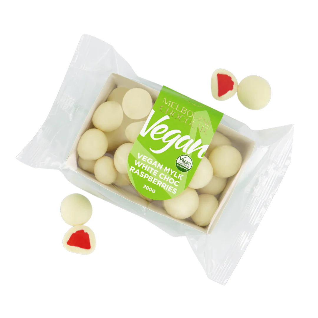 Vegan White Chocolate Raspberry Jelly 200g