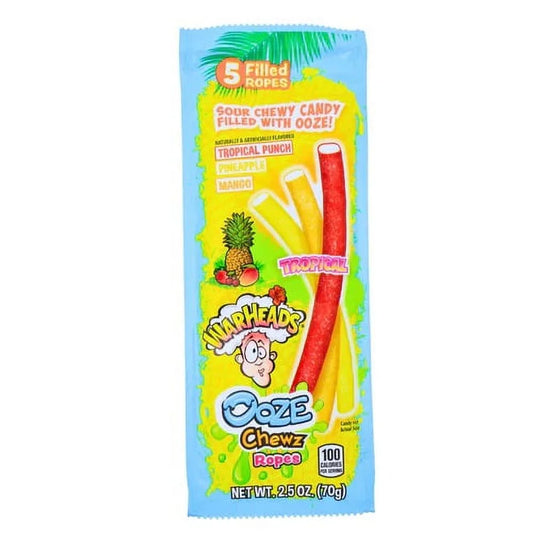 Warheads Ooze Sour Chewz Tropical Ropes (USA)