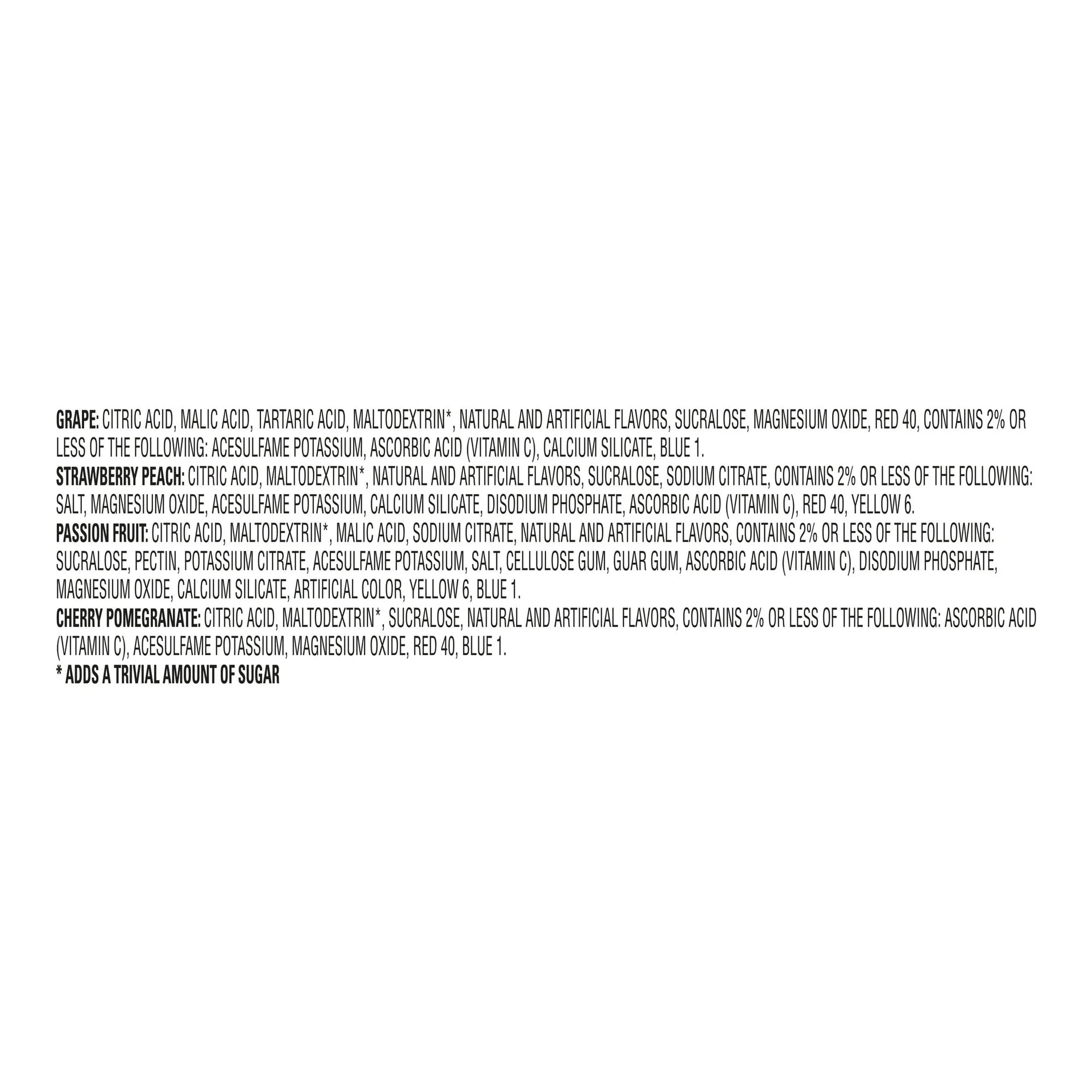 USA Watertok Welch's Variety Pack Sugar Free