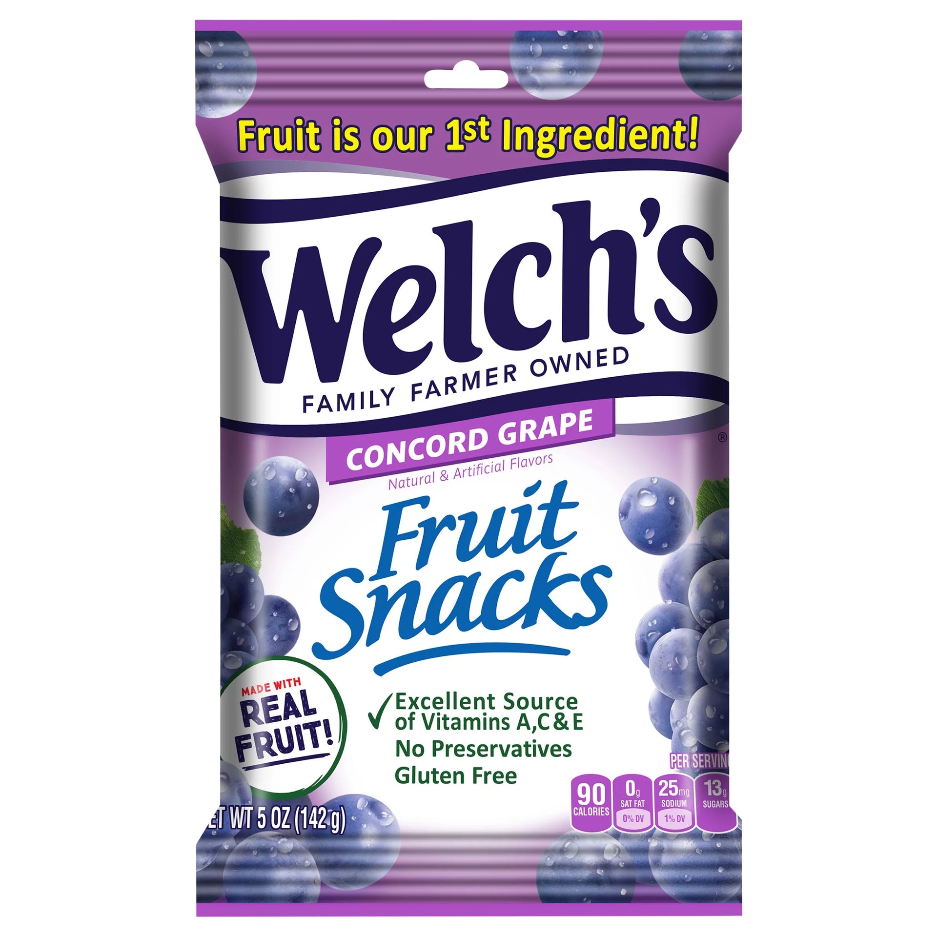 Welchs Fruit Snacks Concord Grape (USA)
