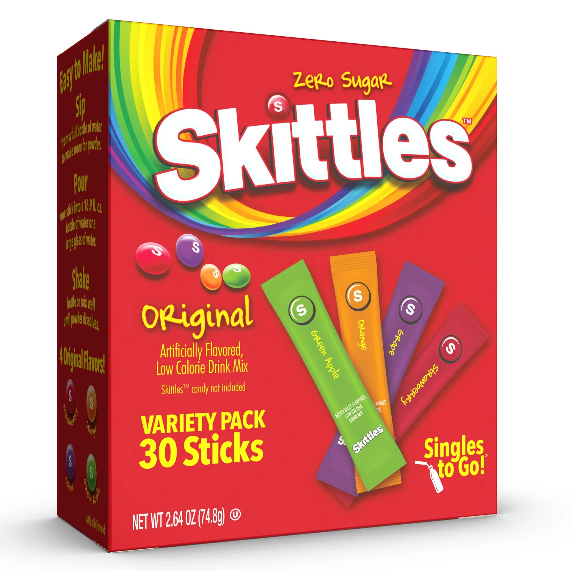 Skittles Drinks Mix Zero Sugar (USA)