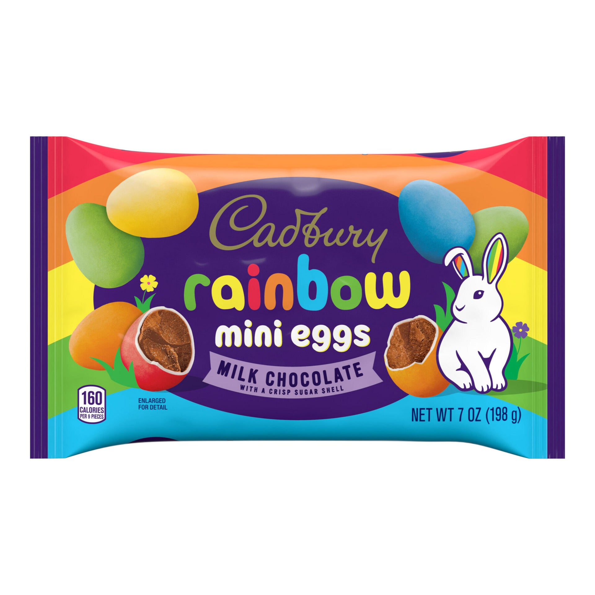 Cadbury's Rainbow Mini Easter Eggs Milk chocolate 227g (USA)