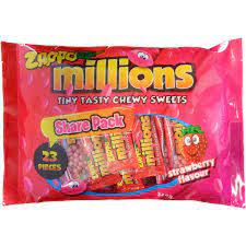 Zappo Millions Sharepack Strawberry 368g